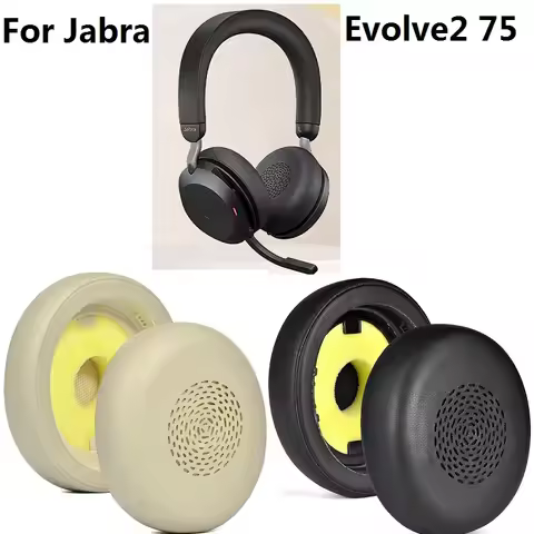Ear pads For Jabra Evolve2 75 (2gen) Headphones Replacement Traffic earphones Ear cushions soft memo