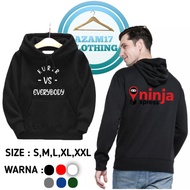 Ninja EXPRESS COURIER ADULT SWEATER HOODIE VS EVERYBODY ~AZAM17CLOTHING