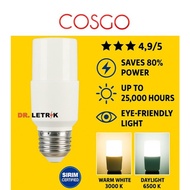 COSGO LED I Stick Tube 9.5W T37 E27(Warm White 3000K / Daylight 6500K) SIRIM Approved