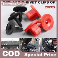 thewoodfamer 20PCS Engine Undertray Cover Clips Screws For V50 C30 For Focus Ii 04-11 C-max 03-10 Fo