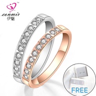 Korean Ring diamond ring 18K female ring cincin emas ring wanita cincin perempuan ring cincin berlian women ring