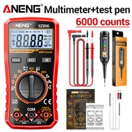 ANENG | ANENG SZ856 LCD Backlight Multimeter 6000 Counts 600V AC/DC Current Resistance Frequency Det