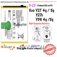 [Cellnet] B-Z5 Battery Compatible Vivo v.vo Y27 4g 5g / Y27s / Y36 4g 5g / Y78 5g New Battery Super 