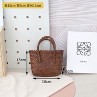 Túi Tote Rattan Woven Handbag Bamboo Node Summer Beach Basket Handmade Wicker Tote Bag Universal Fas