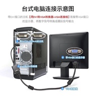dvi-d转vga24+1显示器转接头电脑转换口转换器线div加vja线vda线DVI-D to VGA24+1 display tuwomans34701.my20250426