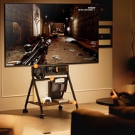 ตู้เสื้อผ้าตั้งหน้าจอ TV แบบเคลื่อนที่ได้พร้อมล้อ Brateck North Arc FS360 สำหรับจอ TV ขนาด 43-86 นิ้