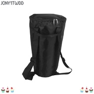 JONY1TWDD 8 Inch Djembe Drum Gig Bag, Black Cloth, Durable Carry Bag for Djembe Drum