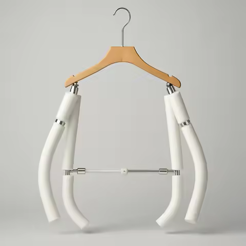 White Background Photography Hanger Invisible Garment Display Stand Adjustable Mannequin Rack Ecomme