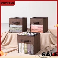 Fabric Cube Storage Box Transparent Storage Box for Closet Foldable Storage Box