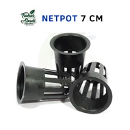 7cm Hydroponic Netpot Black Net Pot 7 cm Quality