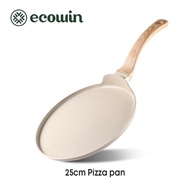 Non-stick Pizza Pan，Ecowin，White/Black，25 cm，Suitable for frying pizza