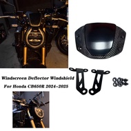 windshield For honda CB650R cb650r 2024-2025 motorcycle windscreen deflector extention Kit Windshiel