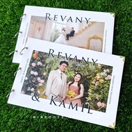 WEDDING GUEST BOOK PREMIUMHARD COVER + PHOTO
