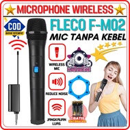 Microphone Wireles Karaoke Mic with Receiver System Profesional Mic Wireless Microphone Fleco F M15