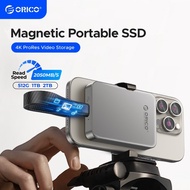 ORICO 1TB Magnetic External SSD USB3.2 2000MB/s Magnetic 4K ProRes Video Storage For iphone 15 K20