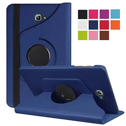 For Samsung Galaxy Tab A 10.1 2016 SM-T580 T585 360 Degree Rotating Stand Holder Tablet Cover Protec