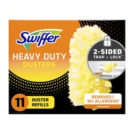 Swiffer Heavy Duty Refills, 11 Count - Black - Cleaning Dusters for Screen, Fan, Furniture, Picture