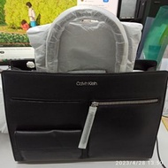 Calvin Klein tote bag（Leather）真皮黑色 公事包、文件袋