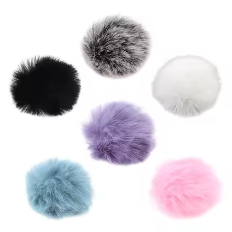 Lavalier Lapel Mic Wind Muff Wind Muff Outdoor Furry Windscreen