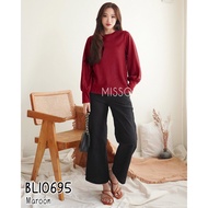 MISSOL blouse long-sleeved balloonWanita hijabers friendlyPOLOS 10995 BL10695