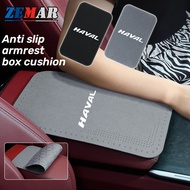 Haval Car Armrest Box Anti Slip Pad Suede Car Center Console Storage Box Protective Car Decoration A