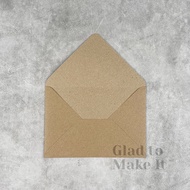 Brown envelope for A6 size paper