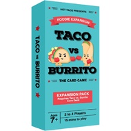 Taco vs Burrito Foodie Edition Expansion Pack - Requires Taco vs Burrito Core Game- Families, Friend