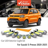 Canbus Car LED Interior Light Bulb Kit 6Pcs For Suzuki S-Presso 2020-2025