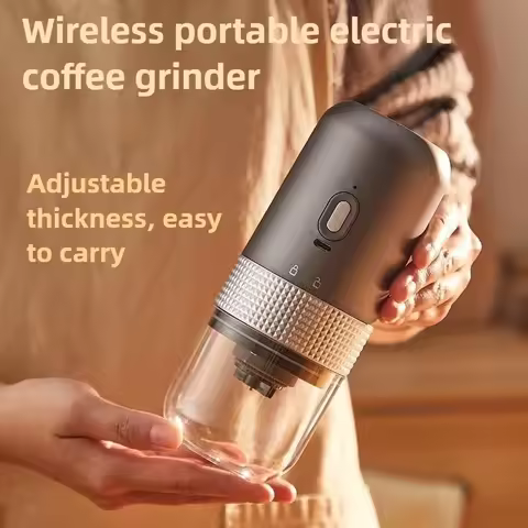 Household Portable Coffee Machine Electric Coffee Grinder Fresh Hand-brewed Coffee Automatic Grinder