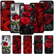 🌟Ready Stock🌟LH69 Red Roses Flowers Cell Mobile phone Cover Silicone phone Case Vivo Y19 Y20 Y30 Y50
