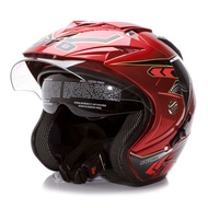 MSR Helm Dewasa Impressive - Spectra - Double Visor SNI Half Face