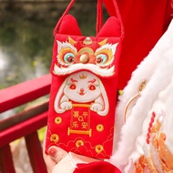 AVHP การ์ตูนลายการ์ตูน ของจีน สำหรับปีใหม่ Bao เทศกาลฤดูใบไม้ผลิ วันเกิดของสตรี ซองจดหมายสีแดง ของตกแต่งงานปาร์ตี้ กระเป๋าใส่เงิน แพ็คเก็ตสีแดง