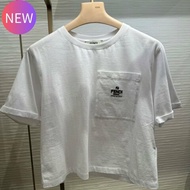 Fendi FS9619 女款白色平紋針織T恤/上衣 XS/S/M/L/XL 購買請告知所需尺寸《2024季度新品》