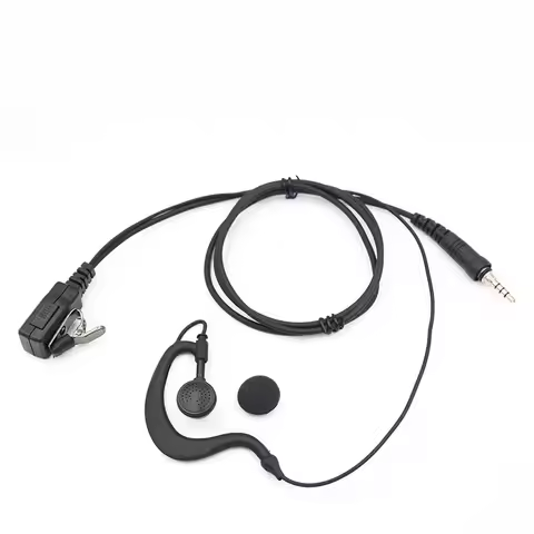 G-shape Radio Earphone for Yaesu Vertex, Headset, 3.5mm, S/P Radio, 3.5mm, FT 70 270 VX 6R 7R 8R 8DR