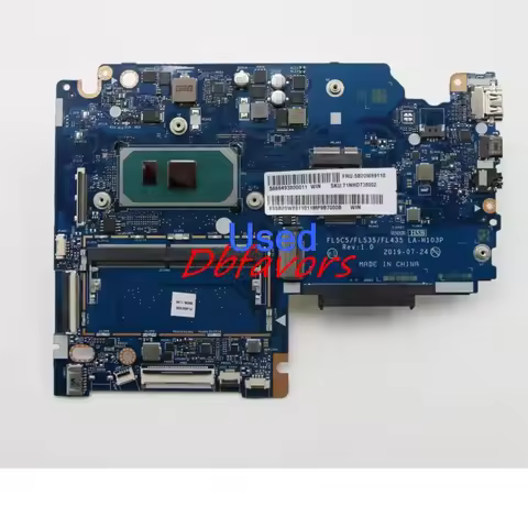 Mainboard For Lenovo Ideapad S340-15IIL Motherboard With CPU I3-1005G1 UMA 4GB 5B20W89110