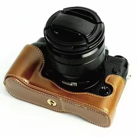 Leather Half Case Grip for FUJIFILM FUJI X-T2 X-T3