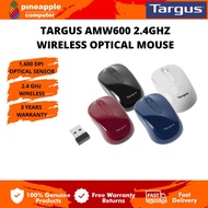 Targus W600 2.4 Ghz Wireless Optical Mouse (AMW600) - Black / White / Red / Blue. SIMILAR M185 M187 