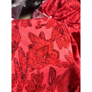 TO13 - Red orange canvas/linen, size 1,42m x 1.6m