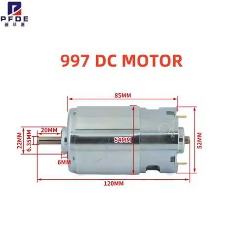 997 DC motor high torque, high power ,adjustable speed, CW CCW for lawn mowers, lathe bench drills, 