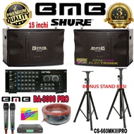 Paket Karaoke Speaker BMB 15 inch Premium ampli BMB 3000pro Original