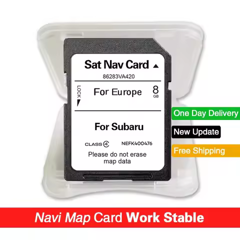 Memory Card for Subaru BRZ Forester Impreza Car 2023 Navigation SD Card 8GB GPS Map Version Card Nav
