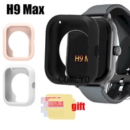 For H9 MAX Smart Watch Case Soft Protector Bumper Silicone Half Cover Screen Protector Film