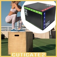 [Cuticate2] Plyometric Equipment Jumping Exercise Box Jumping Agility Box Plyometric Box for Conditi