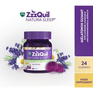VICKS ZzzQuil Natura Sleep melatonin Gummies 24's