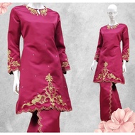 Baju Kurung Moden Baju kurung Pahang nikah pengantin Baju raya Baju perempuan Baju Kebaya tunang mus