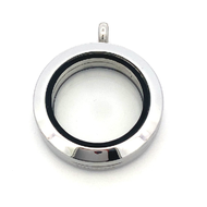 Silverworks Mandy Round Locket Stainless Steel Pendant