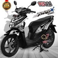 Decal Beat Pop Full Body Stiker Beat Pop Variasi Full Body Striping Beat Pop Variasi Decal Hologram Beat Pop Hitech