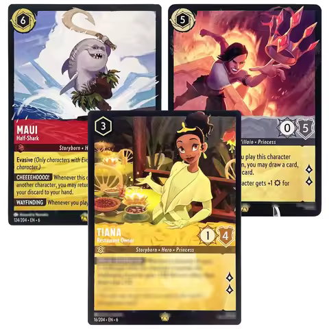 PROXY Lorcana Card Chapter 5/6/7/8 Rugular Cards Tiana Clarabelle Mufasa Maleficent Rapunzel Namaari