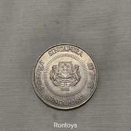 uang koin 50 cent Singapore 