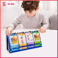 [Wishshopeezzxh] Kids Sentence Building Flip Chart Classroom Lightweight Kids Sentence Game